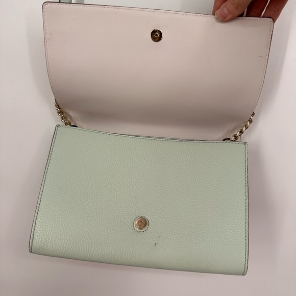 Mint Laser Cut Kate Spade Crossbody Purse - Picture 5 of 12